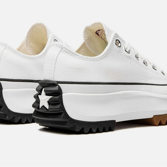 Converse Men's white run star hike platform low top - Picture 2 of 3